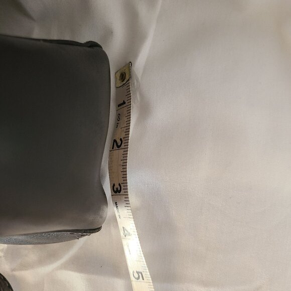 Vintage FOSSIL KeyFossil Black Leather White Contrast Stitch Shoulder Bag. - Picture 11 of 11